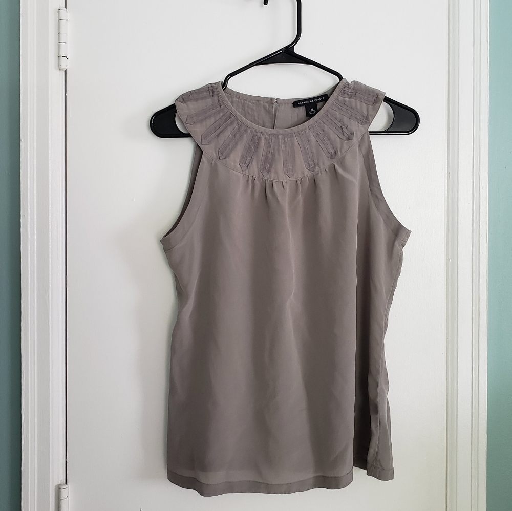 Banana Republic Grey Blouse